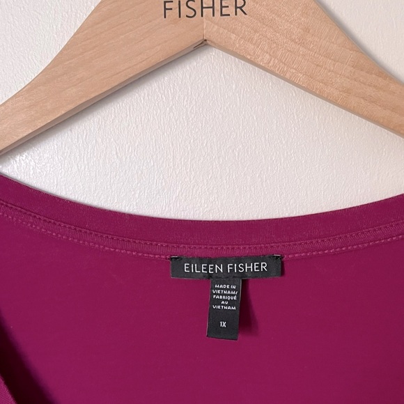 Eileen Fisher V Neck Top - Picture 4 of 5